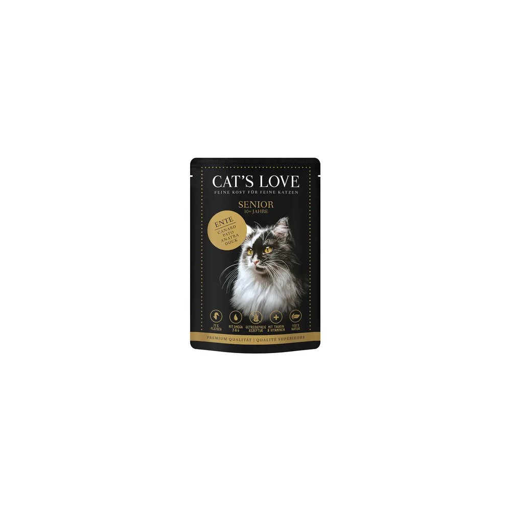 CAT´S LOVE PATO SENIOR 12 x 85 g
