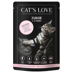 CAT´S LOVE POLLO JUNIOR SOBRES 12 x 85GR