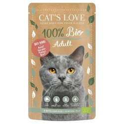 CAT´S LOVE BIO SOBRES VACUNO ECOLOGICO 6 x 100 GR