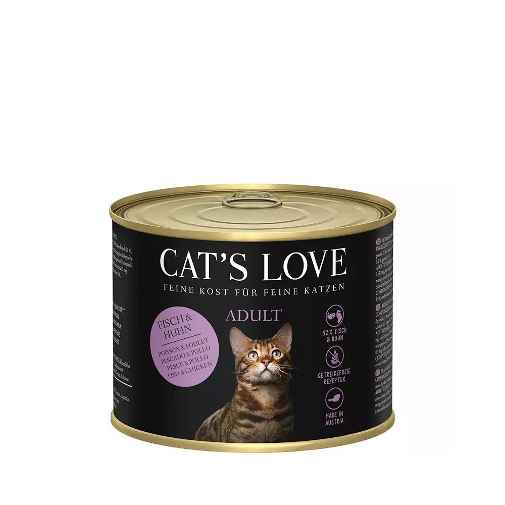 CAT´S LOVE LATA PESCADO Y POLLO