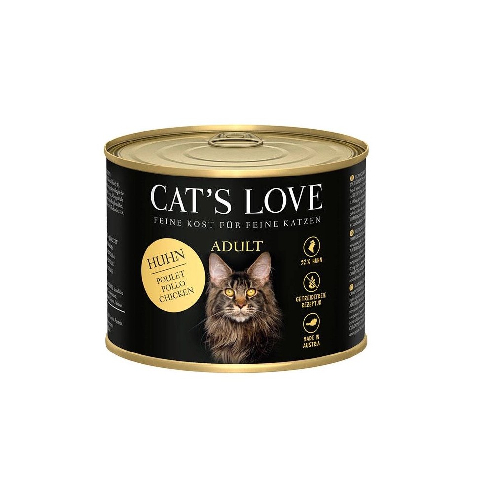 CAT´S LOVE LATA PURO POLLO 6 x 400 g