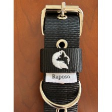 Raposo Collar Táctico para Perros, Acolchado, Ancho 3,3 cm, Ajustable