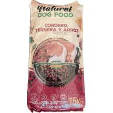 RAPOSO NATURAL  CORDERO Y TERNERA  15 KG
