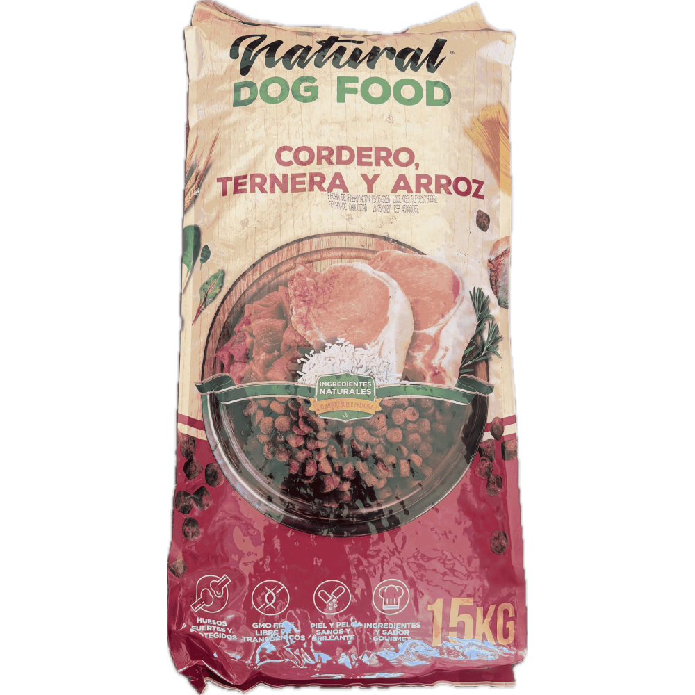 RAPOSO NATURAL  CORDERO Y TERNERA  15 KG