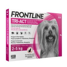 FRONLINE TRI ACT  2- 5 KG  6 PIPETAS