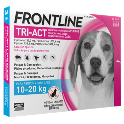 FRONTLINE TRI ACT  10 - 20 KG 6 PIPETAS